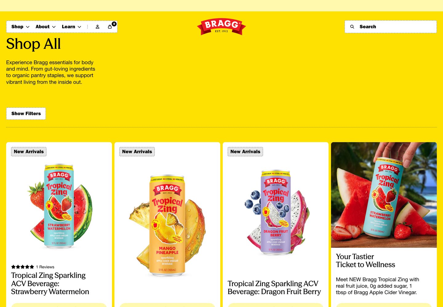 Desktop catalog of Bragg