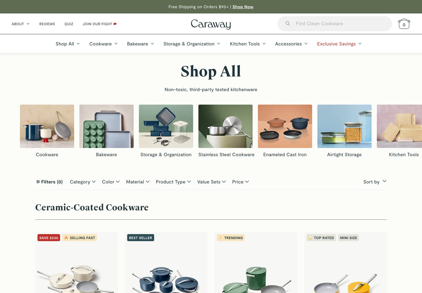 Desktop catalog of Caraway