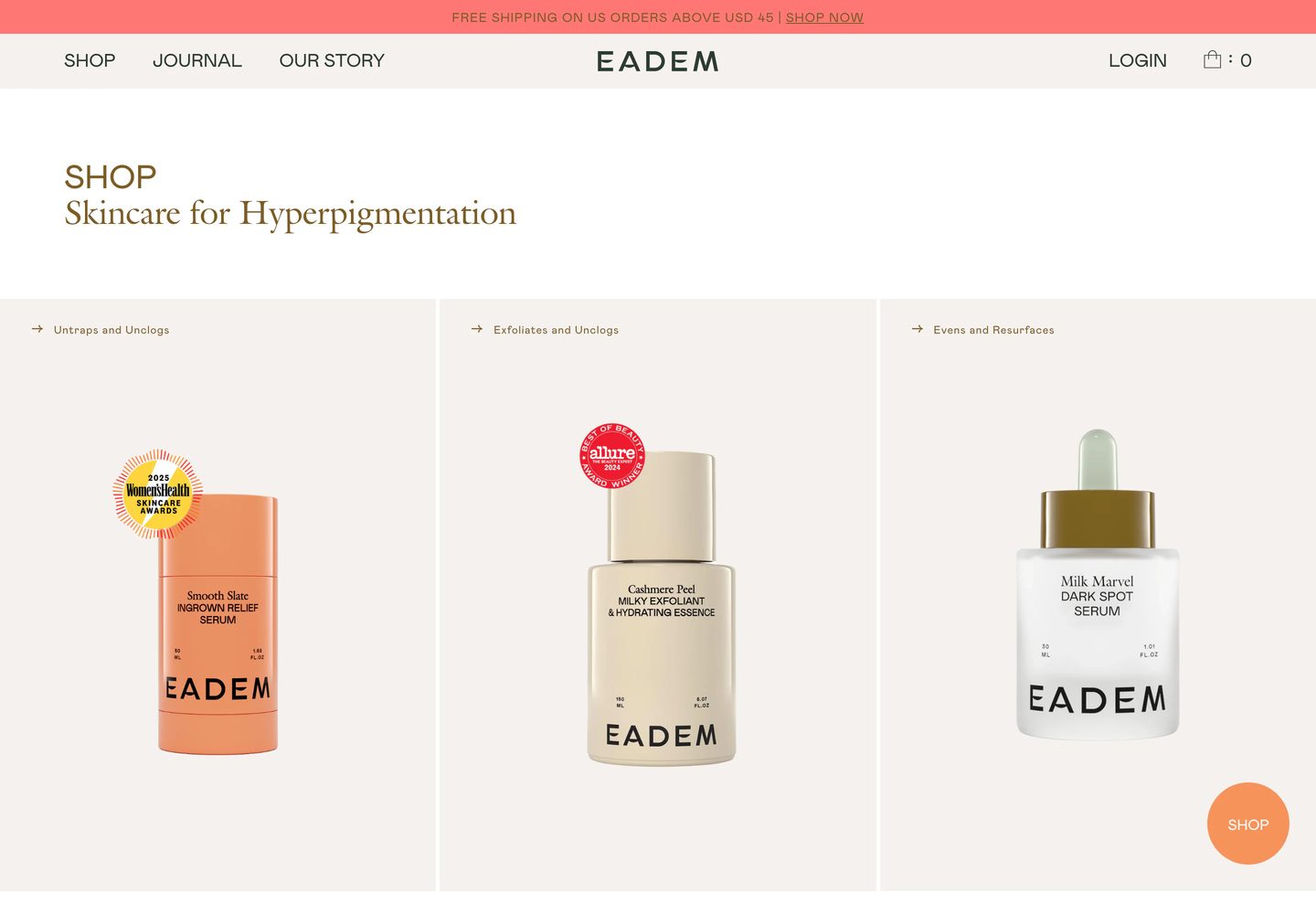 Desktop catalog of Eadem