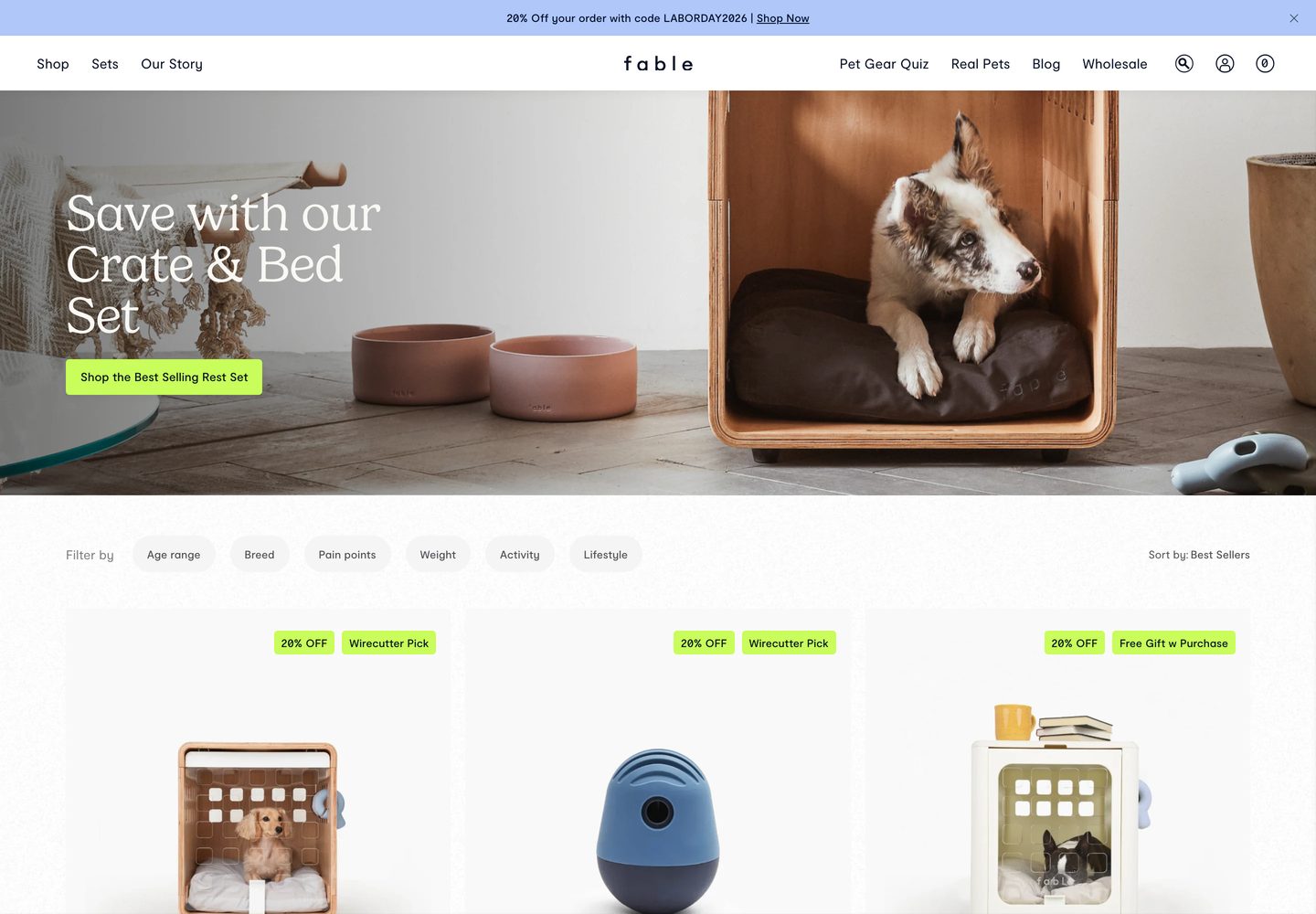 Desktop catalog of Fable