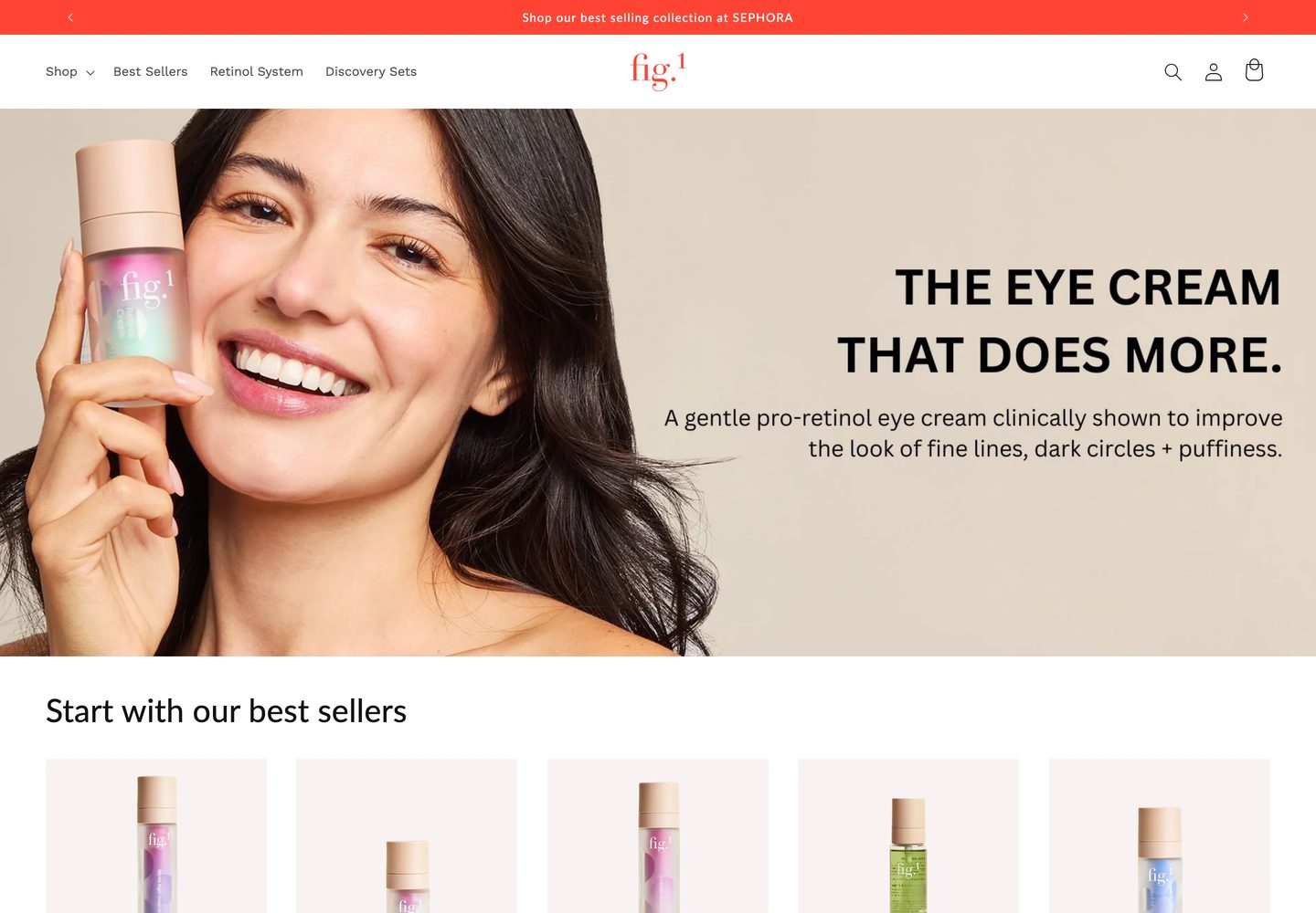 Desktop homepage of Fig.1