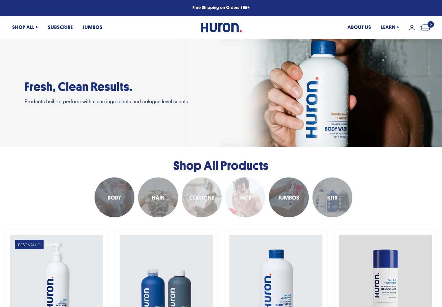 Desktop catalog of Huron