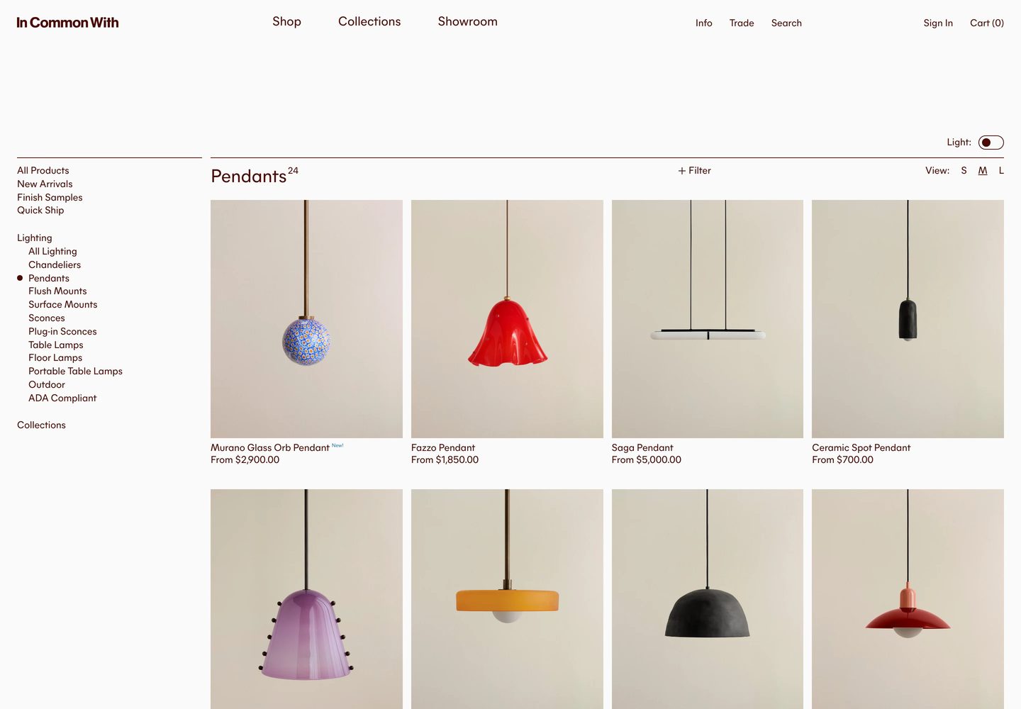 Desktop catalog of In Common With