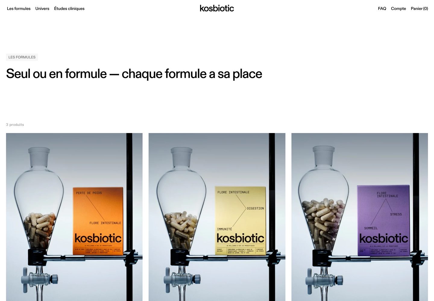 Desktop catalog of Kosbiotic