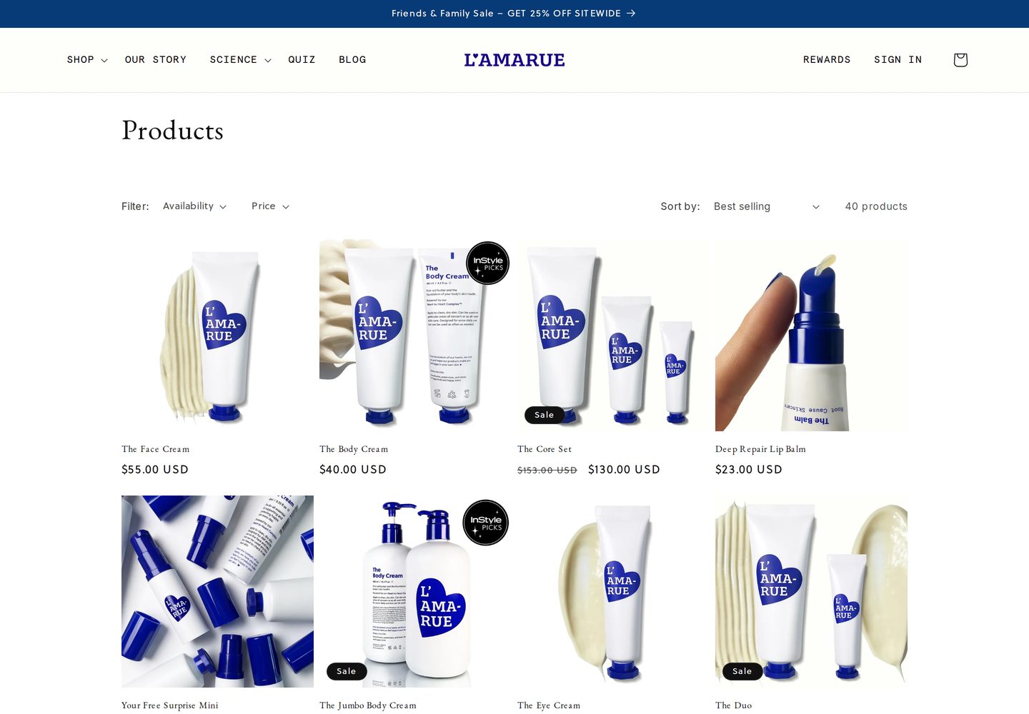 Desktop catalog of La Marue