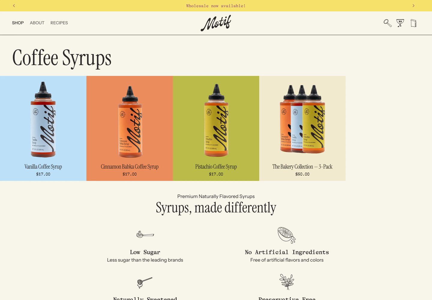 Desktop catalog of Motif