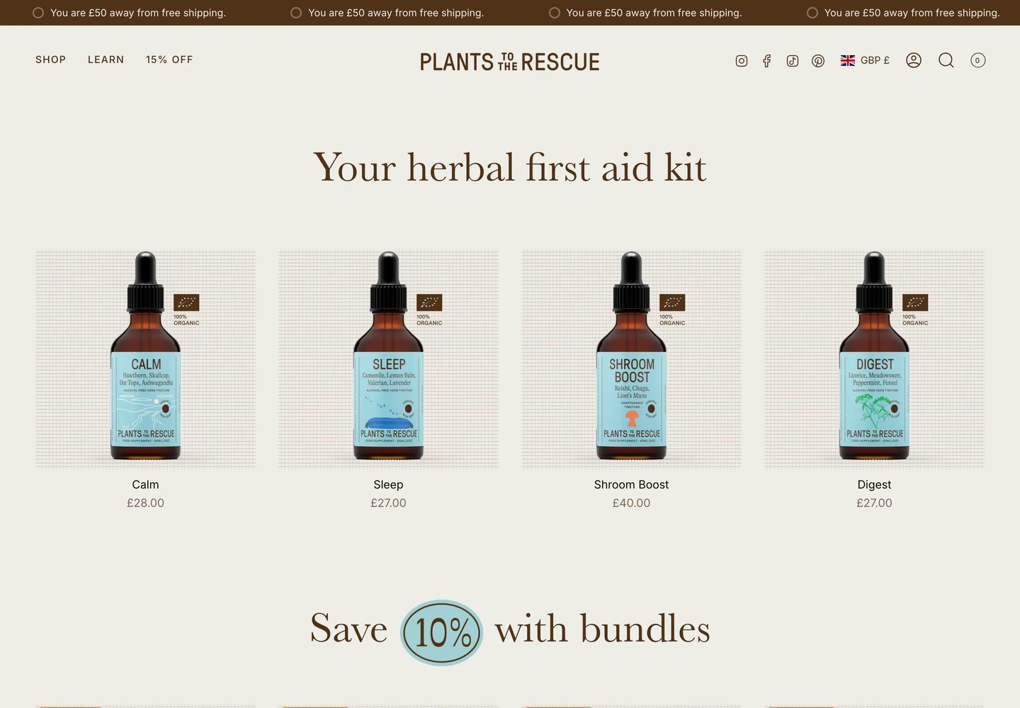 Desktop catalog of Plants to the Rescue