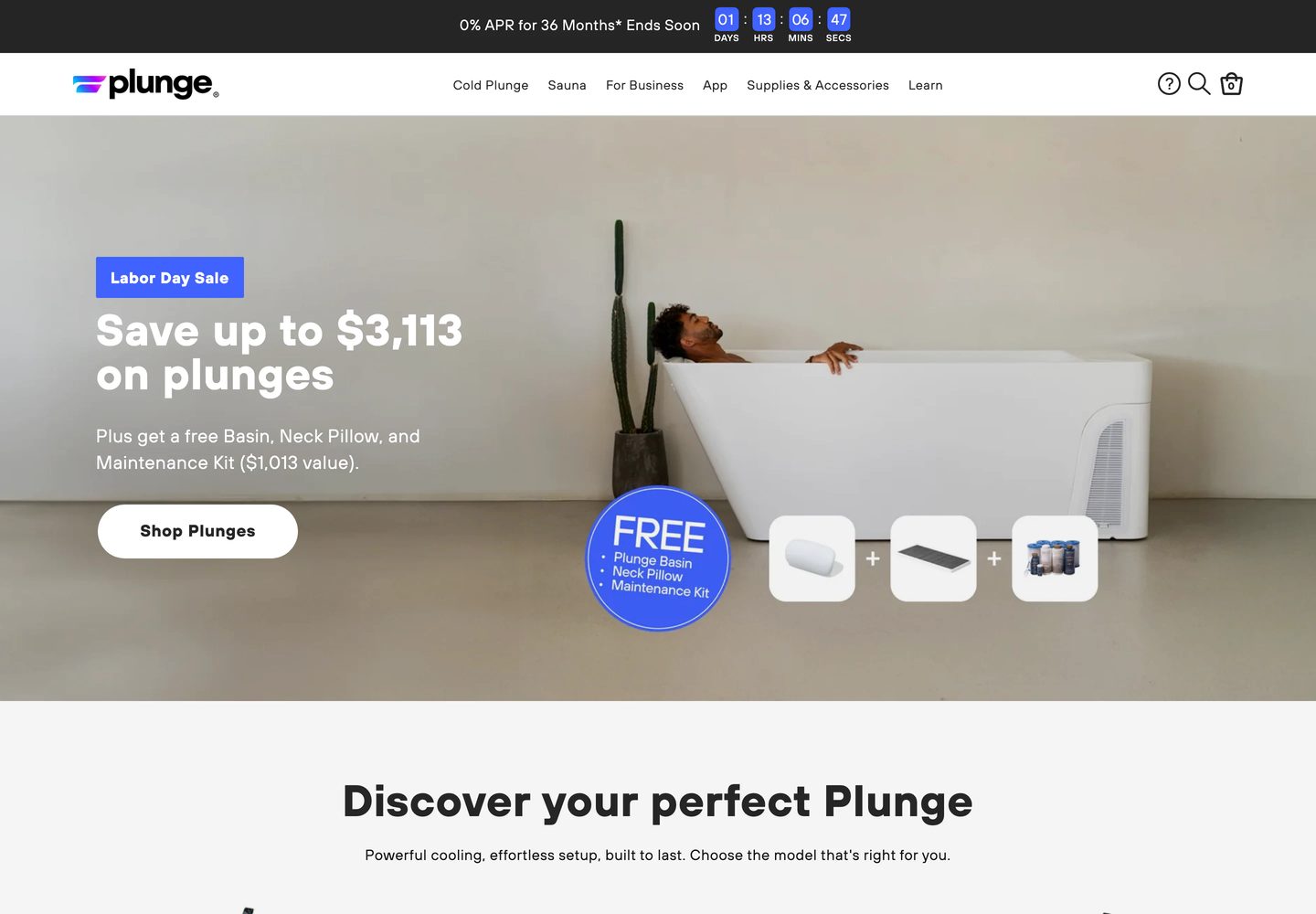 Desktop catalog of Plunge