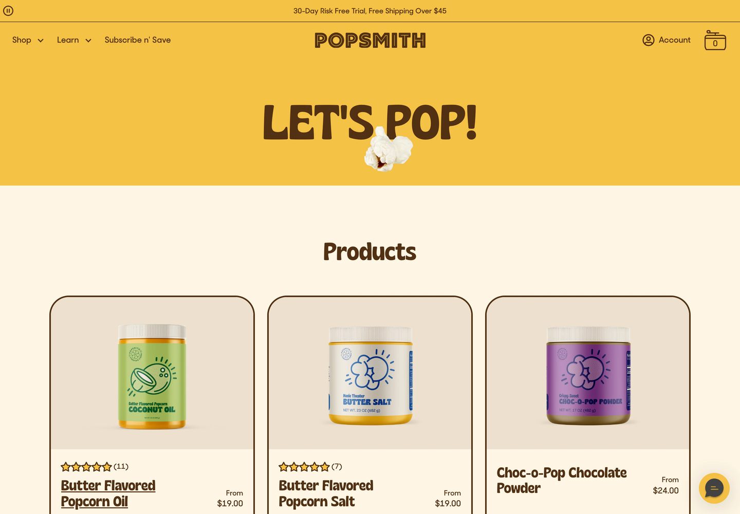 Desktop catalog of Popsmith