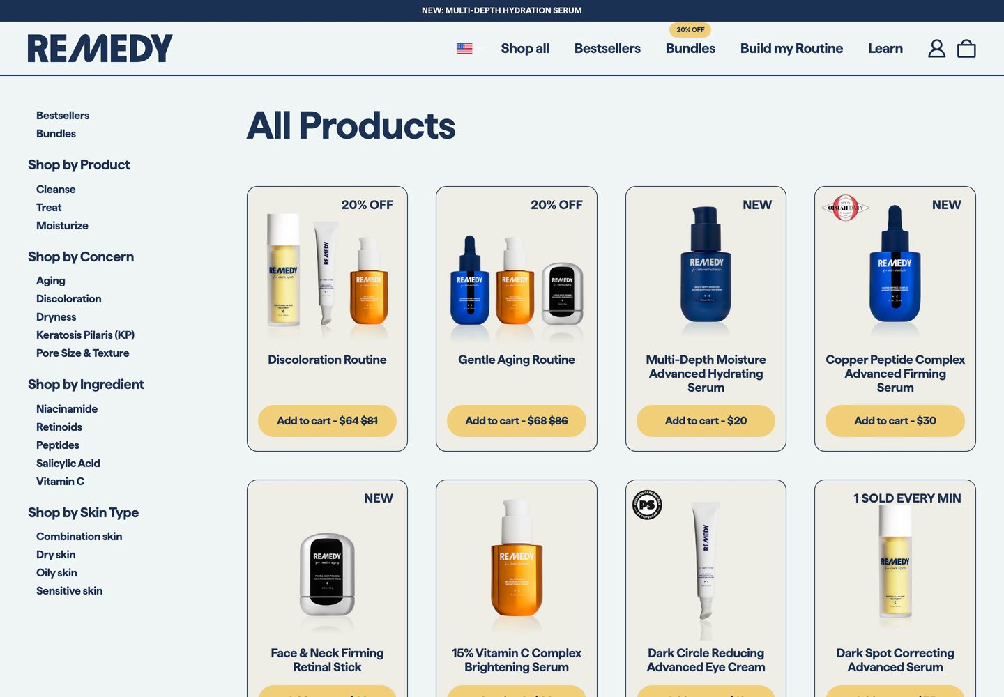 Desktop catalog of Remedy