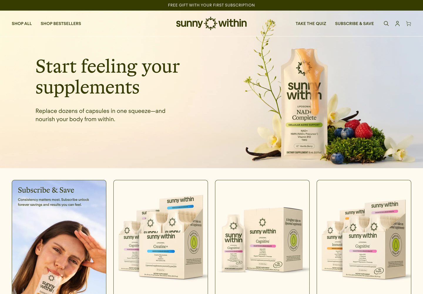 Desktop catalog of Sunny Within