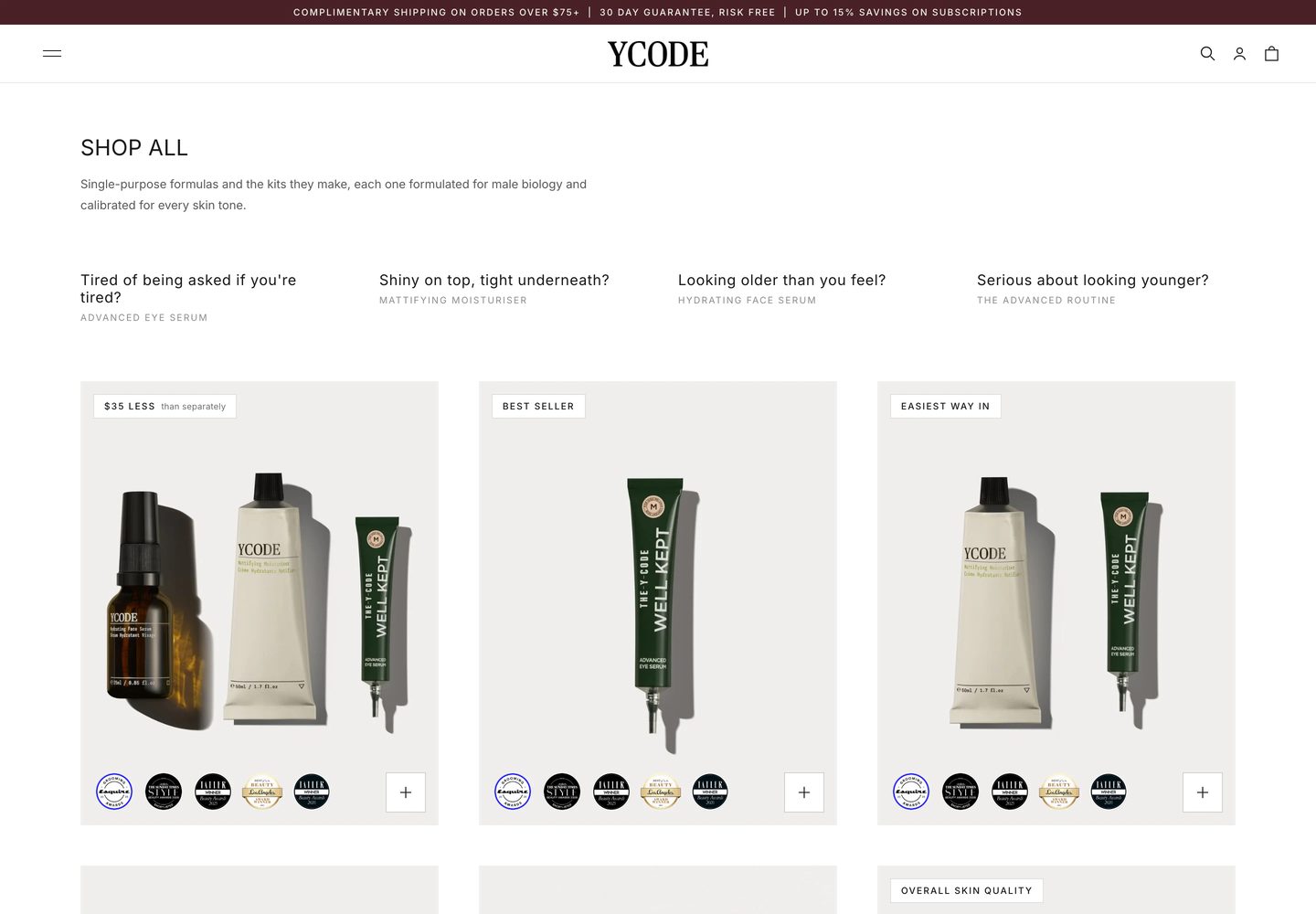 Desktop catalog of YCODE