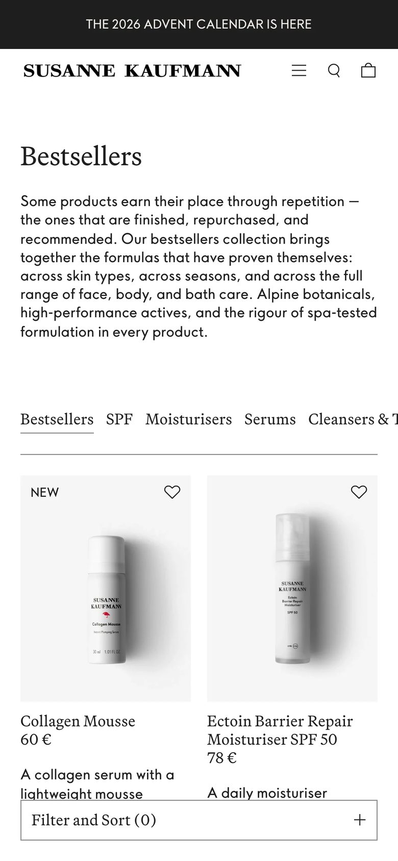 Mobile catalog of Susanne Kaufmann