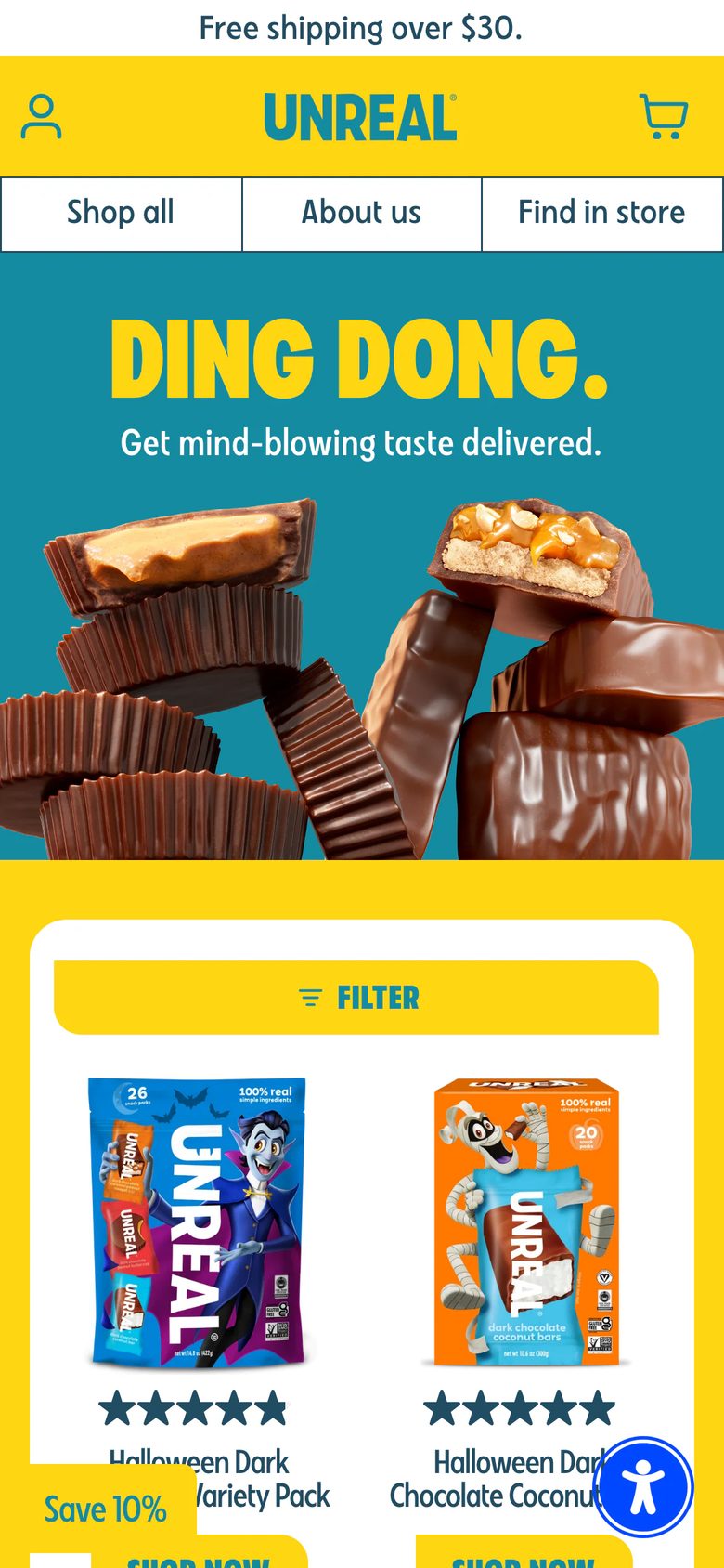 Mobile catalog of UNREAL