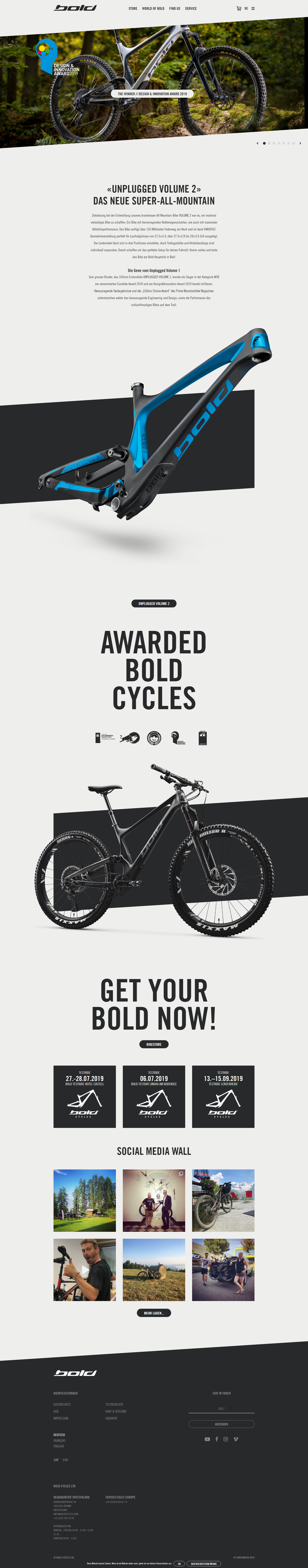 Bold Cycles
